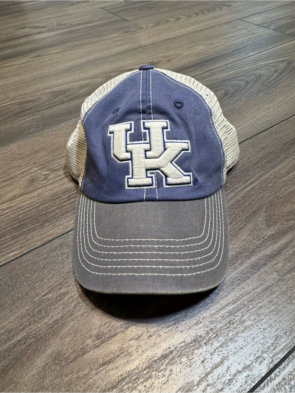 Kentucky Wildcats Mesh Back Trucker Hat - Light Blue & White